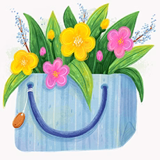 Stationery and gift product illustration icon